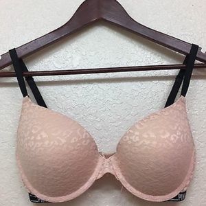 Blush pink VS PINK push up bra. 32DD
